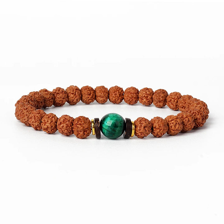 Tiger Eye Beaded Buddha Bracelet Lucky Eye Meditation Bohemian Bracelet