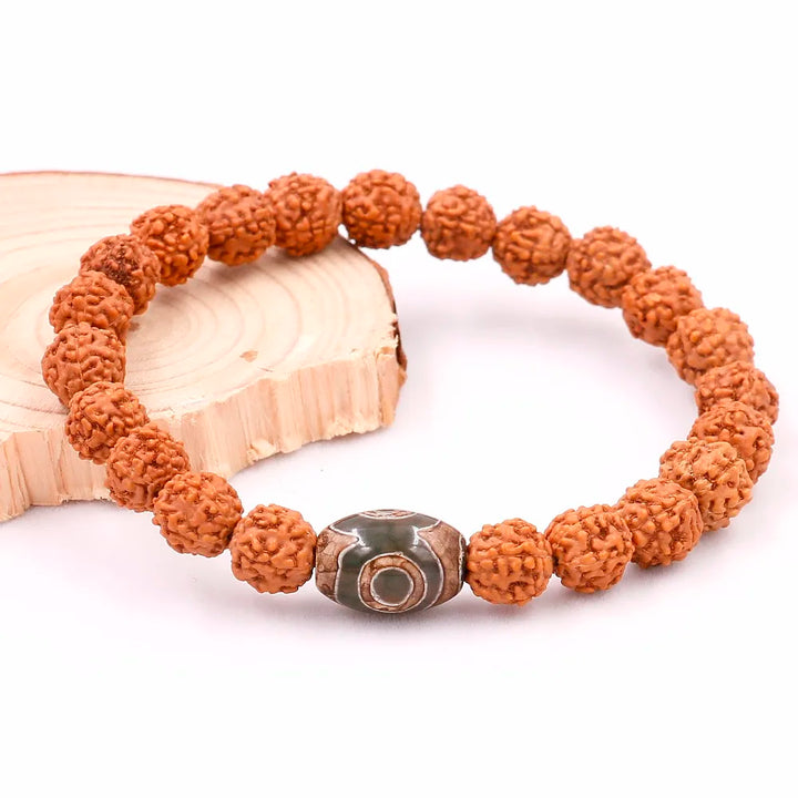 Buddha Bracelet Lucky Eye Rudraksha Seed Beads Charms Bracelet