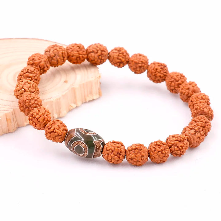 Buddha Bracelet Lucky Eye Rudraksha Seed Beads Charms Bracelet