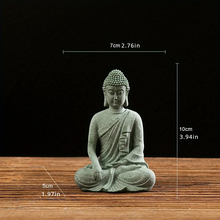 Buddha Statue Home Decor Miniature Figurine Unique Fish Tank Decoration