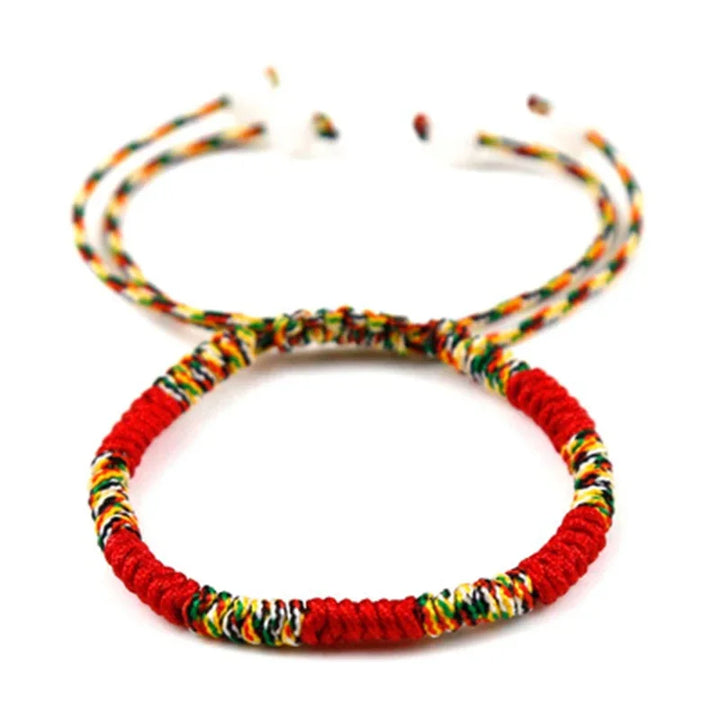 Buddha Bracelet Lucky Charm Braided Rope Chain Knot Bracelet Buddhism Jewelry