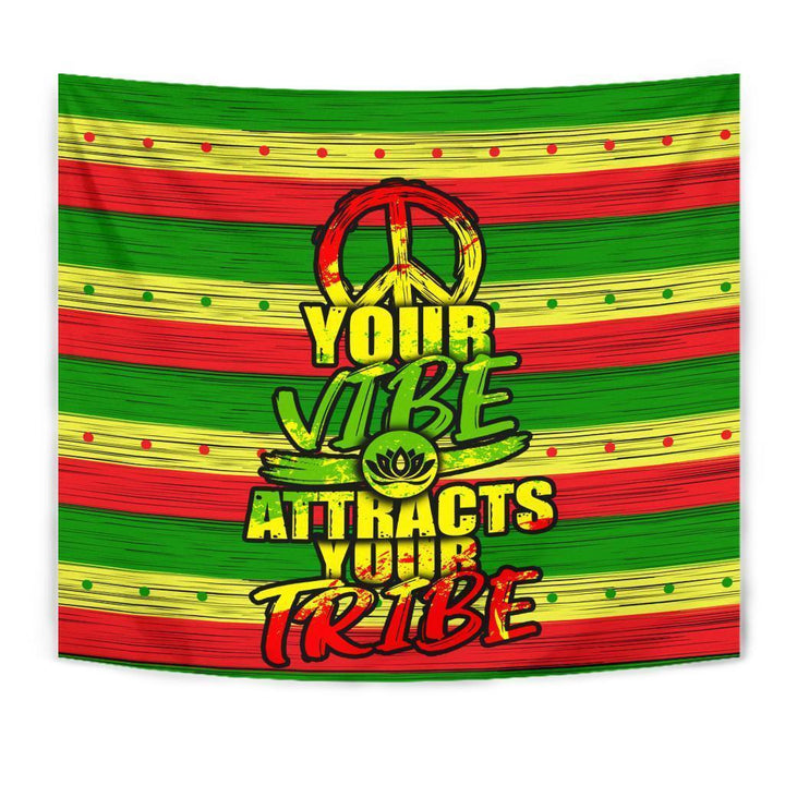 Peace Tribe Vibe Tapestry