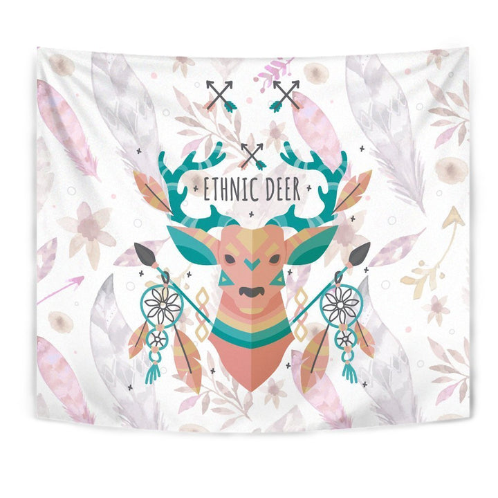 Ethnic Deer Tapestry