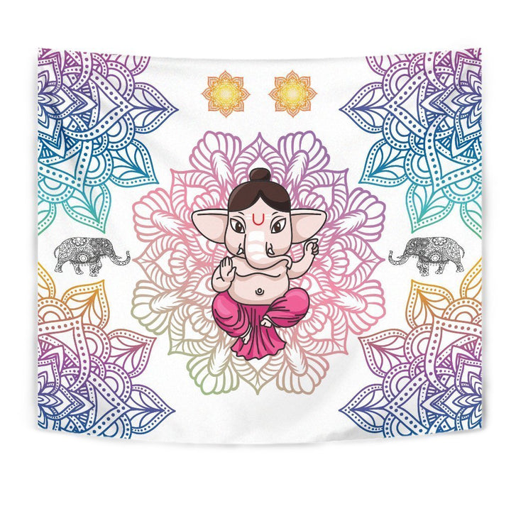 Elephant Mandala Tapestry