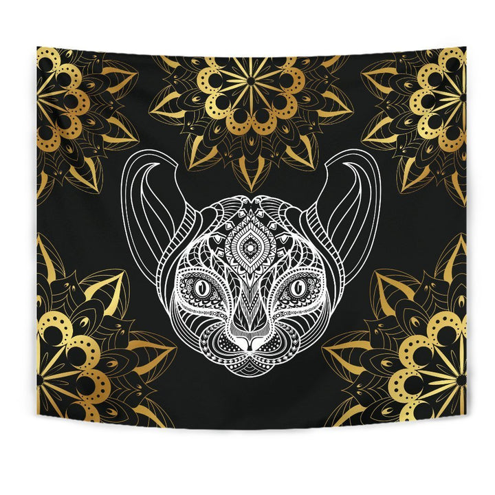 Mandala Tiger Tapestry