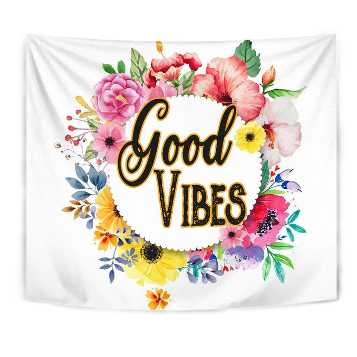 Colorful Flowers Tapestry