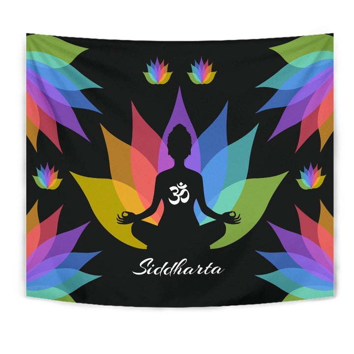 Buddha Lotus Tapestry