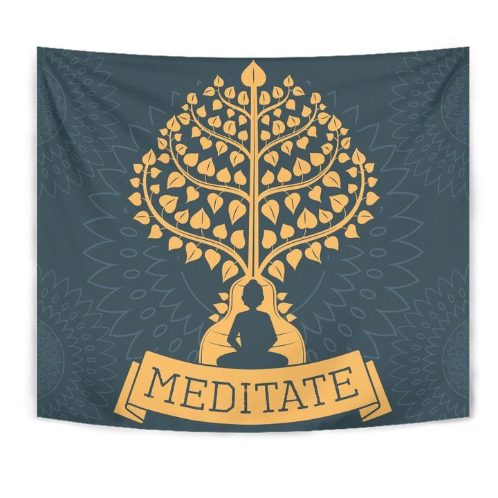 Buddha Meditate Tapestry