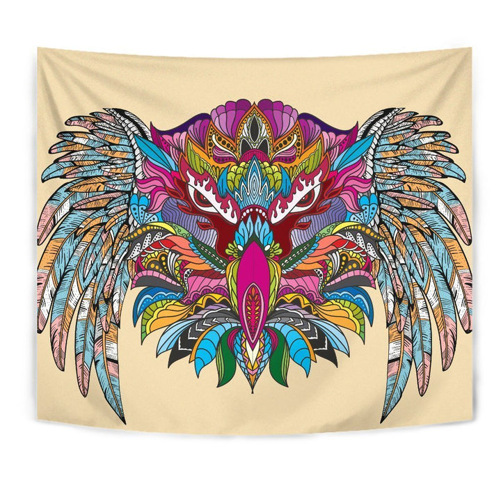 Colorful Owl Tapestry