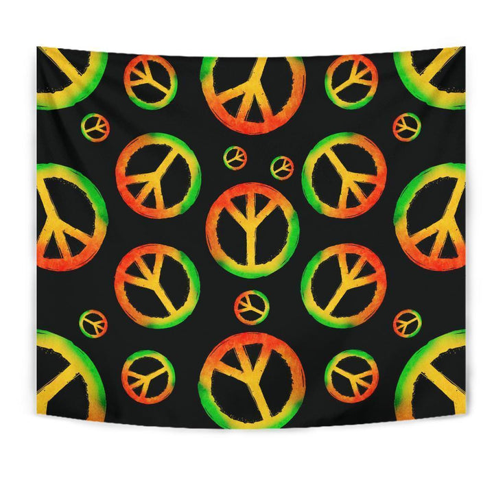 Black Peace Tapestry
