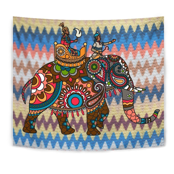 Elephant Mandala Tapestry