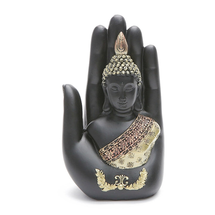 Feng Shui Buddha Sculpture Figurine Hand Monk Buddha Statue