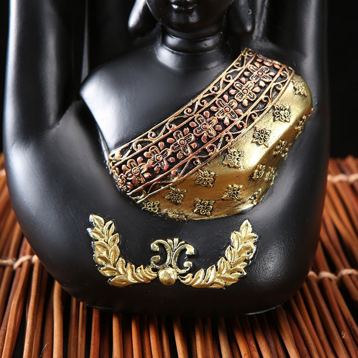 Feng Shui Buddha Sculpture Figurine Hand Monk Buddha Statue