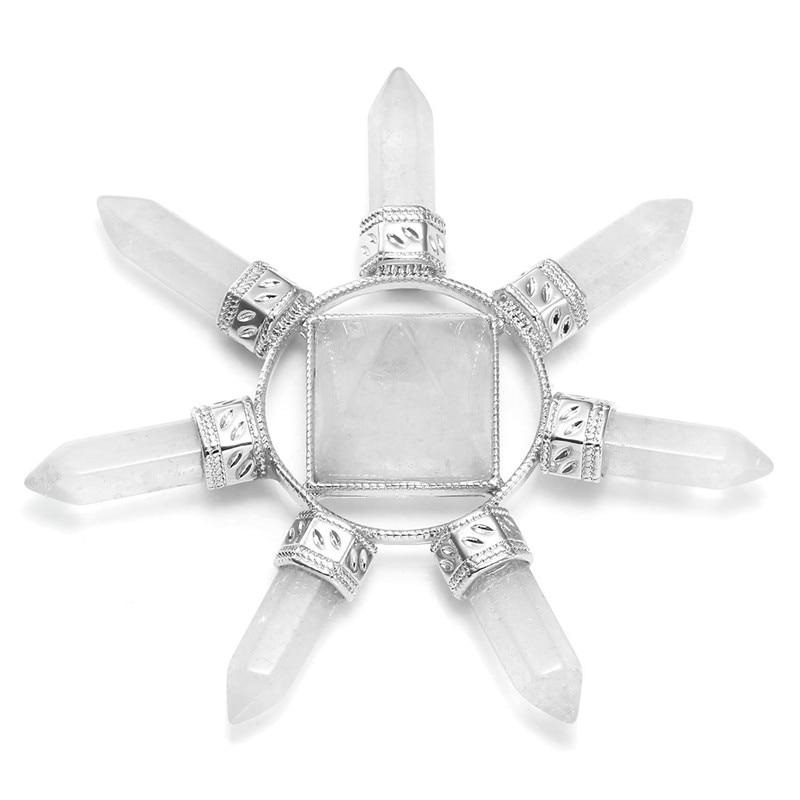 Pyramid Crystal Energy Meditation Quartz Amethyst Stone