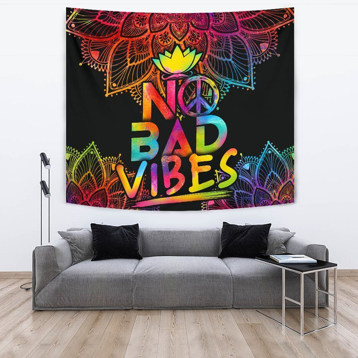 No Bad Vibes Tapestry