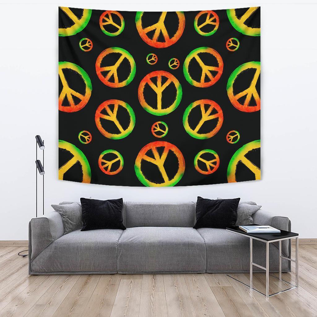 Black Peace Tapestry