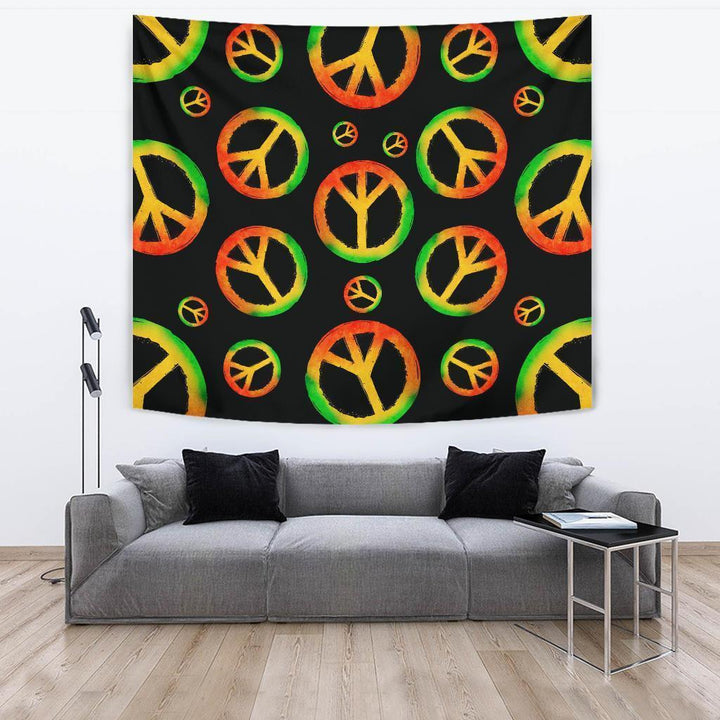 Black Peace Tapestry
