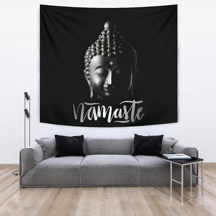 Black Buddha Tapestry