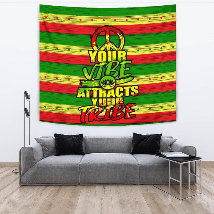 Peace Tribe Vibe Tapestry