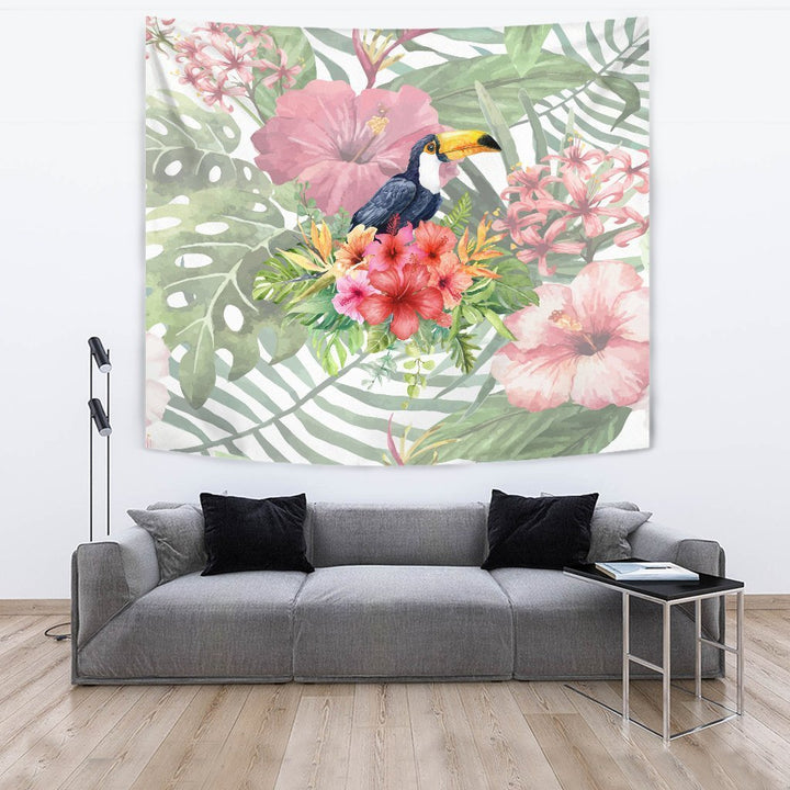 Bird and Flower Tapestry