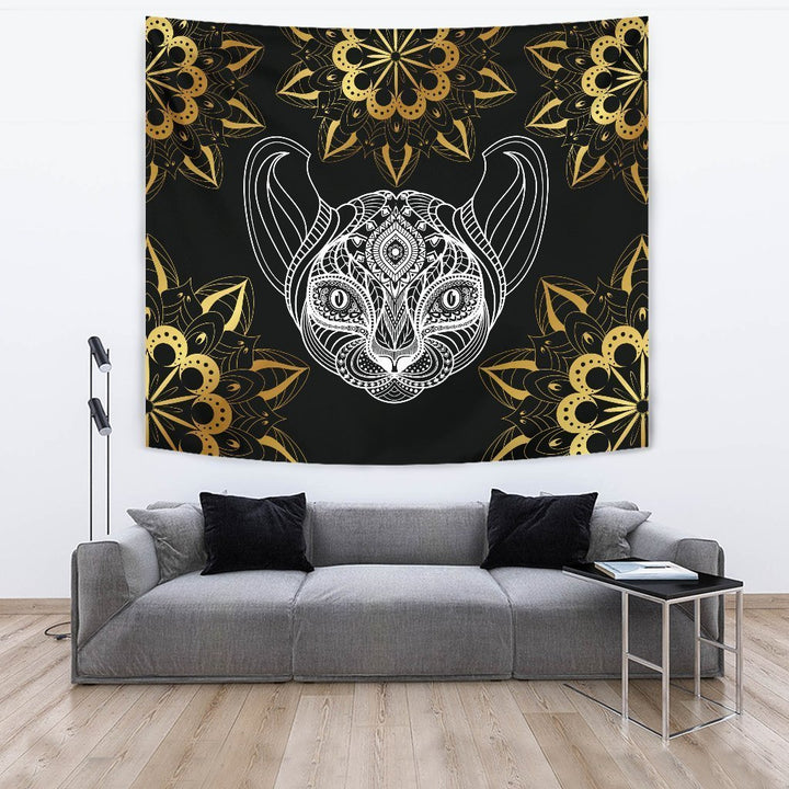 Mandala Tiger Tapestry