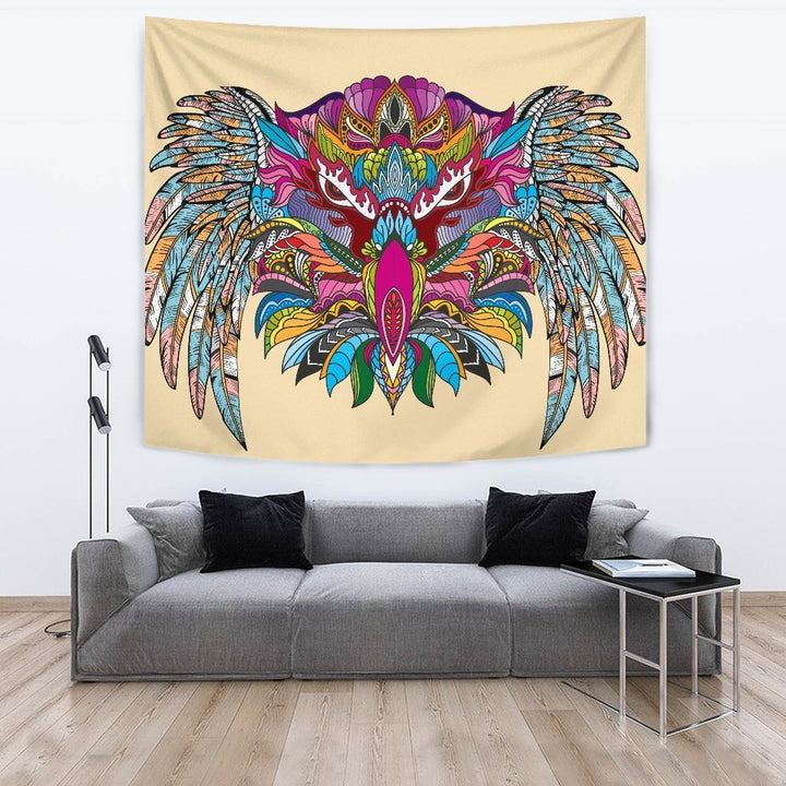 Colorful Owl Tapestry