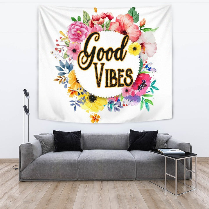 Colorful Flowers Tapestry