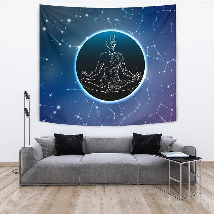 Buddha Galaxy Tapestry