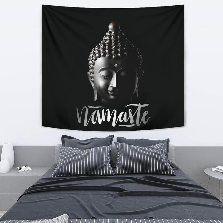 Black Buddha Tapestry