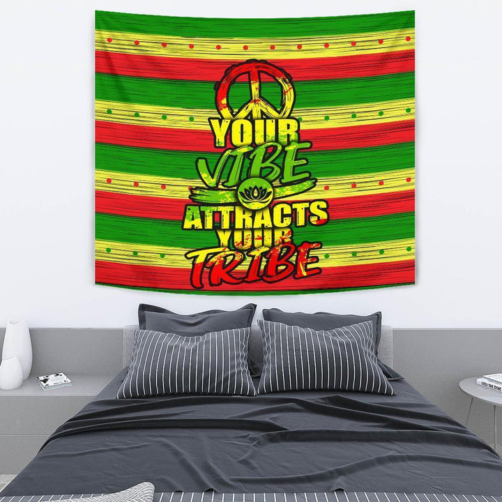 Peace Tribe Vibe Tapestry