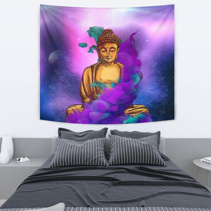 Purple Buddha Tapestry