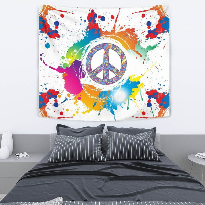 Peace Paint Tapestry