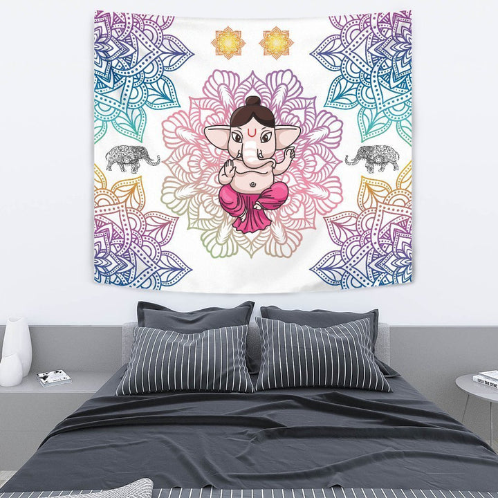 Elephant Mandala Tapestry
