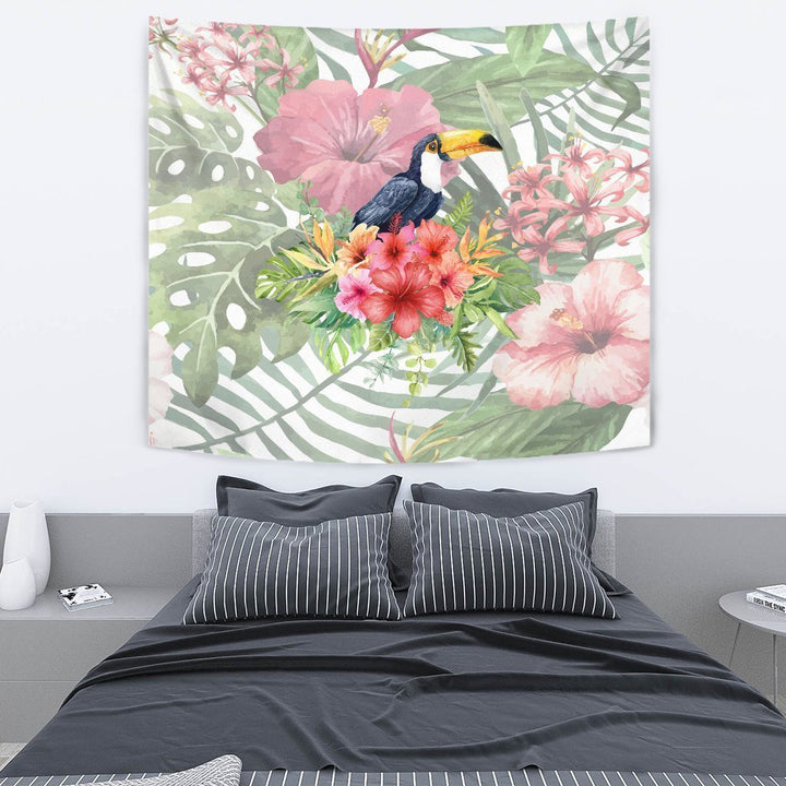 Bird and Flower Tapestry