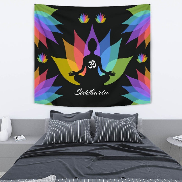 Buddha Lotus Tapestry