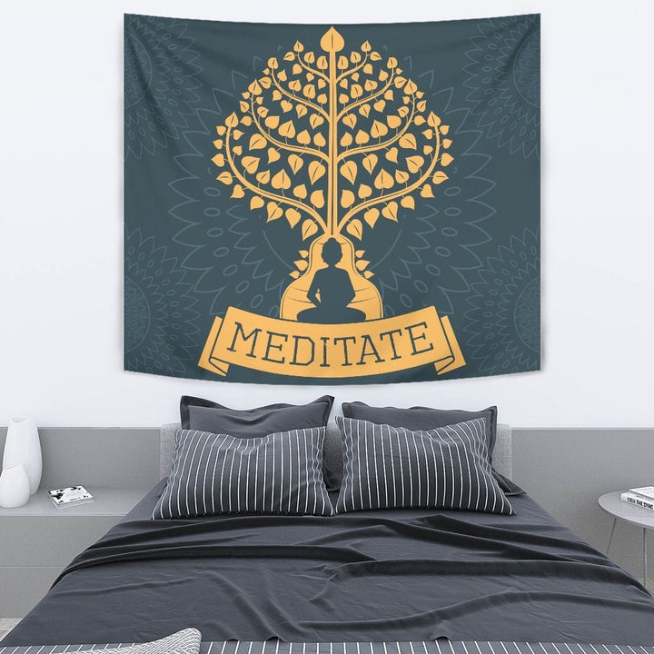 Buddha Meditate Tapestry