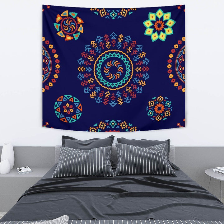 Colorful Circles Tapestry