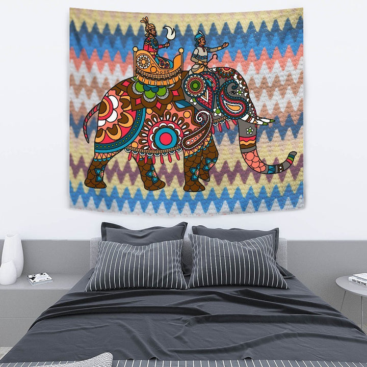 Elephant Mandala Tapestry