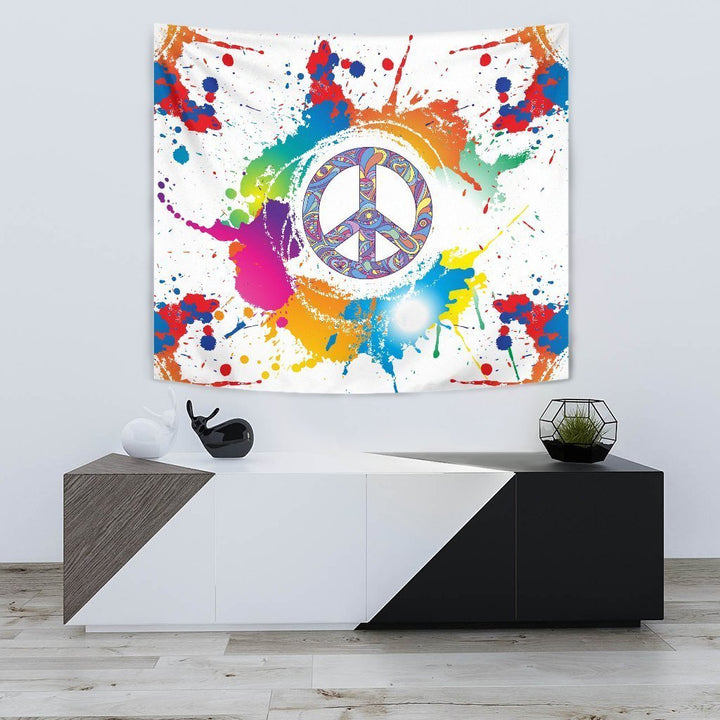 Peace Paint Tapestry