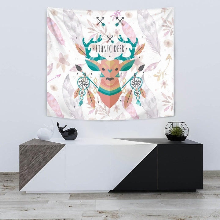Ethnic Deer Tapestry