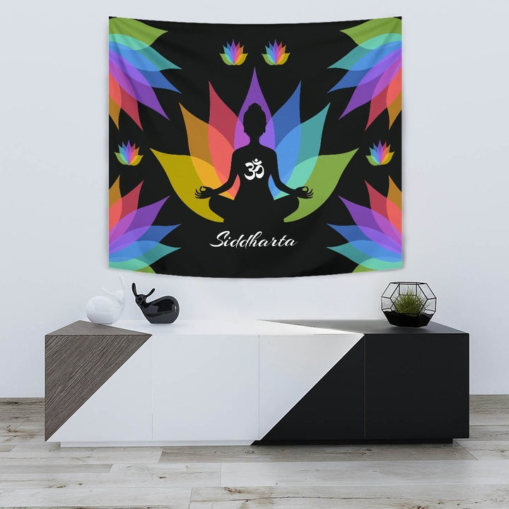 Buddha Lotus Tapestry