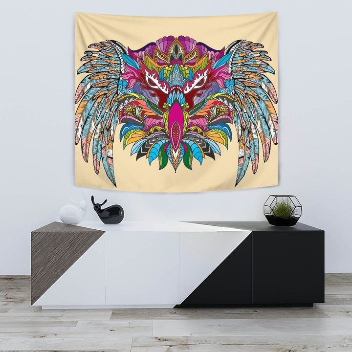 Colorful Owl Tapestry