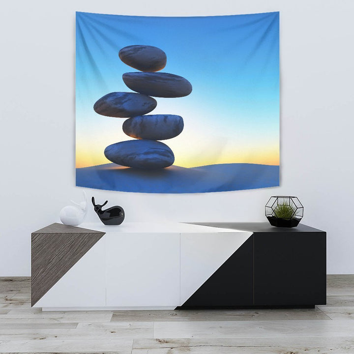 Blue Stones Tapestry