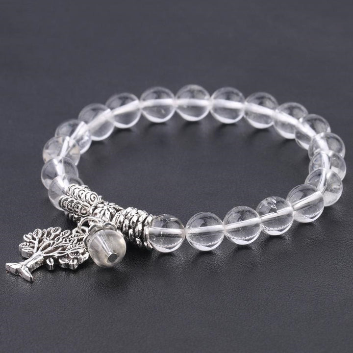 Tree of Life Charm Bracelet Spiritual Bead Crystals Stone Bracelet