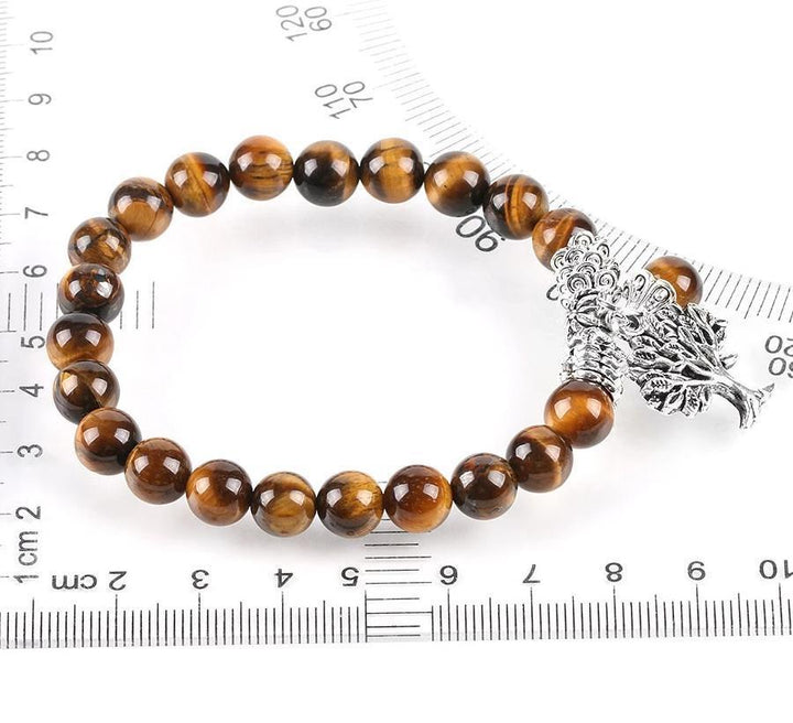 Reiki Energy Beads Bracelet Tree of Life Charms Lucky Crystal Stone Bracelet