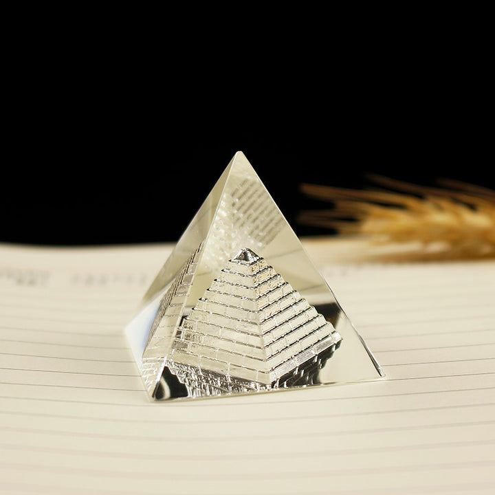Feng Shui Crystal Glass Pyramid Crystalline Glass Pyramid