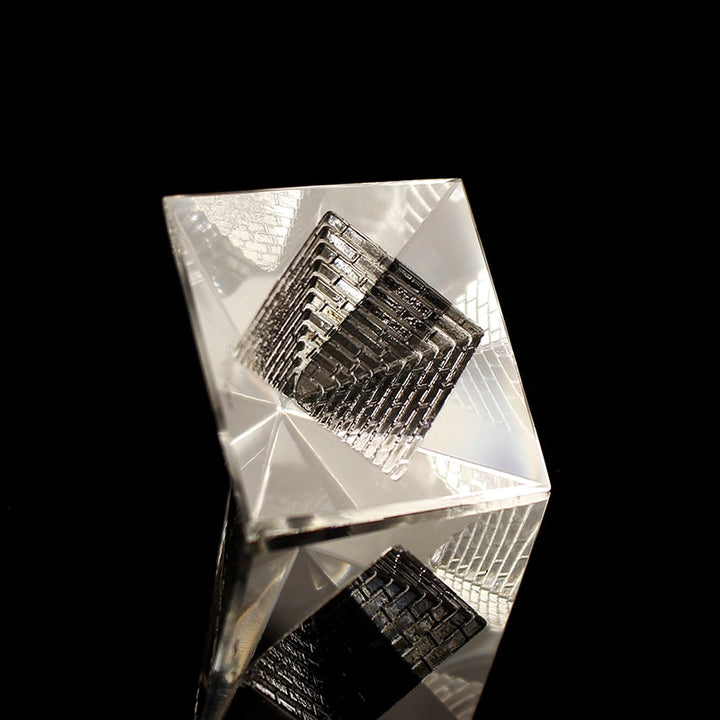 Feng Shui Crystal Glass Pyramid Crystalline Glass Pyramid