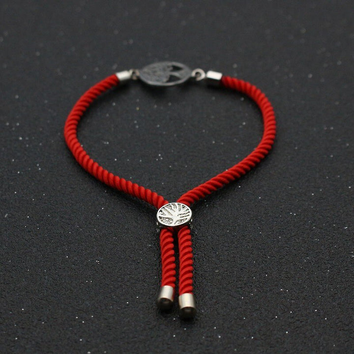 Lucky Rope Friendship Tree of Life Bracelet Charm Matching Bracelet