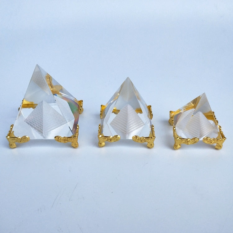 Energy Feng Shui Crystal Pyramid Crystal Chakra Energy Decor