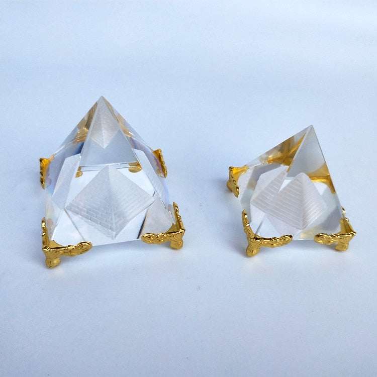 Energy Feng Shui Crystal Pyramid Crystal Chakra Energy Decor